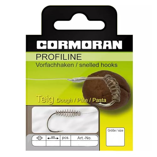 Cormoran PROFILINE Teighaken Nickel Gr.8 0,22mm Cormoran PROFILINE Teighaken Nickel Gr.8 0,22mm
