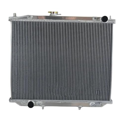 Radiador del coche Radiador de aluminio 2 filas para NISSAN TERRANO R20 .4L gasolina/2.7L 3.0L diésel 1993-1999 1994 1995 1996 1997 1998 Radiador refrigeración