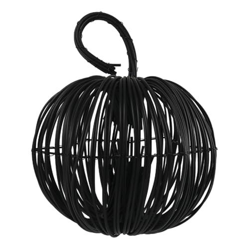 Lámpara colgante de calabazas de ratán tejida para lámpara de techo en dormitorio 6