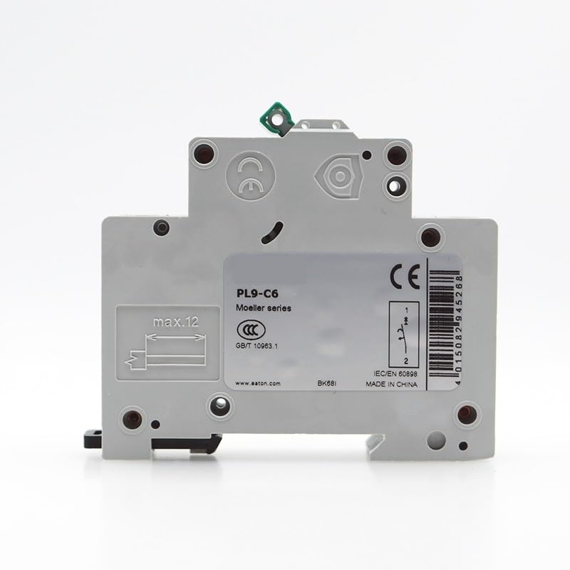 Interruptor automatico PL9-C6 6A 1P 6kA magnetotermico monofasico de carril 2