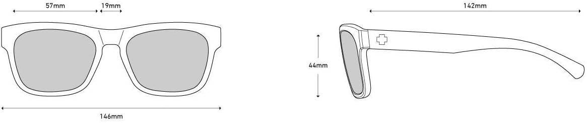 SPY OPTIC Crossway, Square Sunglasses, Color and Contrast Enhancing Lenses - Image 6