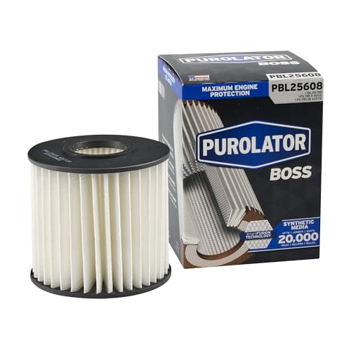 Image of Purolator PBL25608 PurolatorBOSS Maximum Engine Protection Cartridge Oil Filter Compatible With Toyota Camry, RAV4, Highlander, Tacoma, Sienna, Avalon, Lexus RX350 and ES350