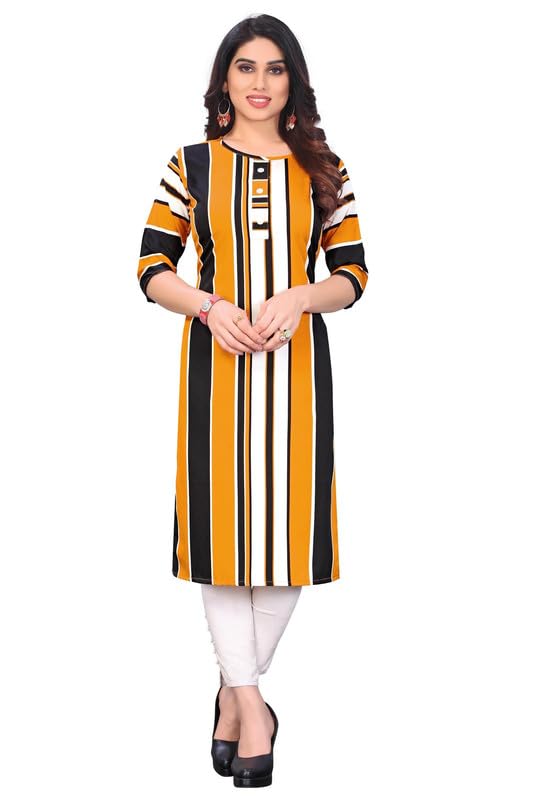 Image of Women Printed Crepe Kurtas