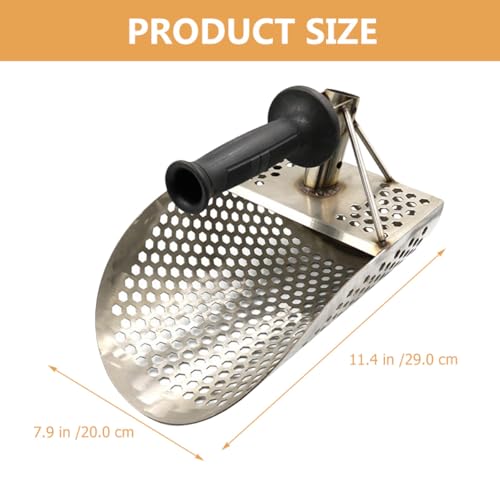 Pelle à sable en acier inoxydable durable pour détection de métaux sur sol difficile - 3