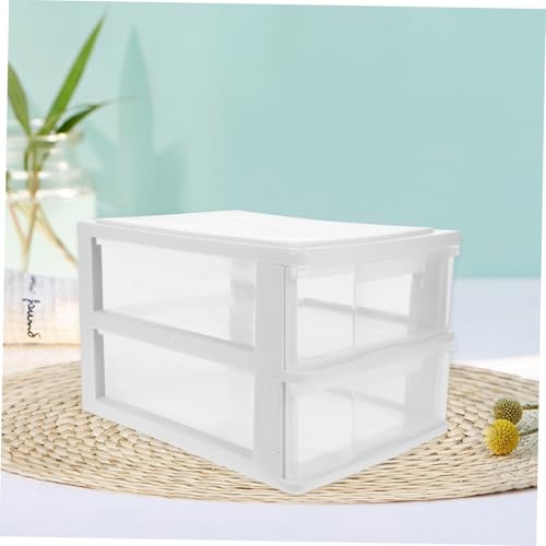 Boîte de rangement transparente à niveaux Uonlytech empilable pour bureau - 5