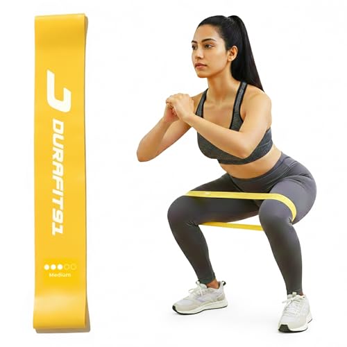 Image of Resistance Band Set of 1 (Medium) Booty Band for Women & Men | Mini Loop Hip Bands for Toning Glute, Leg & Squat Training | Exercise Bands for Gym, Yoga, Pilates, Fitness & Home Workout