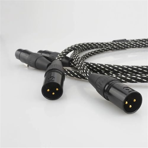 Cable balanceado de audio XLR 0.5M con conductor cobre 5N miniatura 2