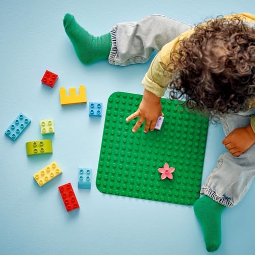 LEGO DUPLO Green Building Plate - Learning and Educational Building Toy for Toddlers, Preschool, Boys and Girls, Ages 1.5+ - Gift Ideas for Birthdays - 10460 - image 2