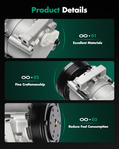 Image of SCITOO AC Compressor Fit for Ford for Explorer 4.0L 1991-2001, Air Conditioning Compressor for Mazda for B3000 3.0L 1994-2001, for M-ercury for Mountaineer 4.0L 1998-2001 CO 101320C
