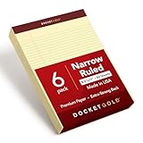 TOPS Docket Gold Writing Pads, 8-1/2