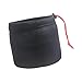 PciDinFo Camping Pot Storage Bag Outdoor Organizer Portable Drawstring Cookware Bag Anti Collision Protection Breathable Mesh Cloth Suitable for Camping Hiking, 22cmx25cm