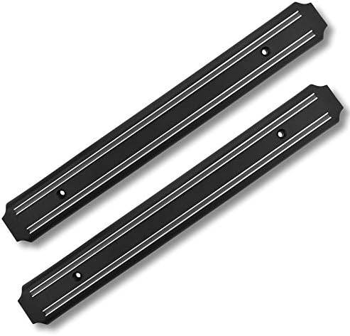 Magnetic Knife Holder For Wall (15 Inch X Set Of 2) Magnetic Knife Strip -Strong Powerful Knife Rack Storage Display Home Organizer -Securely Hang Your Knives On a Multipurpose Kitchen Bar -SUMPRI