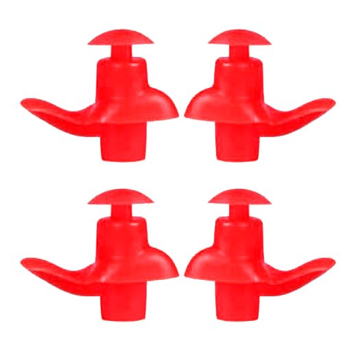James 2 Pairs Swimming Ear Plugs for Men and Women, with Storage Case, Waterproof Reusable Silicone Ear Plugs for Surfers, Swimmers and Triathlon (Red) (B0B4W4NFKB) Amazon Price History, Amazon Price Tracker