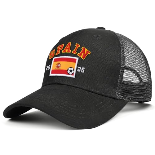 Image of Adjustable State Flag Trucker Hat Mesh Baseball Cap with Embroidered Patch for Men Women