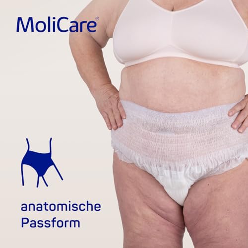MoliCare premium Mobile 6 Tropfen Größe XXL, Inkontinenzhosen für Frauen und Männer mit mittlerer Inkontinenz, extra Auslaufschutz, fortschrittlicher Hautschutz, verbesserte Passform, 14 Stück