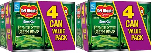 Image of Del Monte Fresh Cut Blue Lake French Style Green Beans, 14.5 oz. Can, Canned Vegetables (Pack of 8)