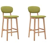Este juego de 2 taburetes de barra de cocina, con su estilo sencillo pero moderno, se adapta a una gran variedad de espacios como el hogar, la oficina, el bar, la cafetería, etc.Tapizado en tela suave, el asiento y el respaldo son cómodos para sentarse