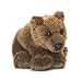 WWF - Peluche Ours Grizzly - Peluche Réaliste avec de Nombreux Détails Ressemblants - Douce et Souple - Normes CE - Brun - Hauteur 15 cm