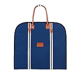 ♕ ELEVADO CONFORT EN EL TRANSPORTE CON EL ASA DOS EN UNO PARA HOMBRO Y MANO: gracias a que se pliega y abrocha fácilmente con dos botones a presión y al tamaño de su asa, la funda para trajes no solo es muy práctica para llevarla con la mano, sino que también se puede colgar cómodamente sobre el hombro.