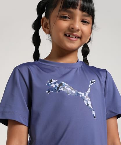 Image of Puma Boy TAD Essential Cat Logo Regular Fit Crew Neck T-Shirt