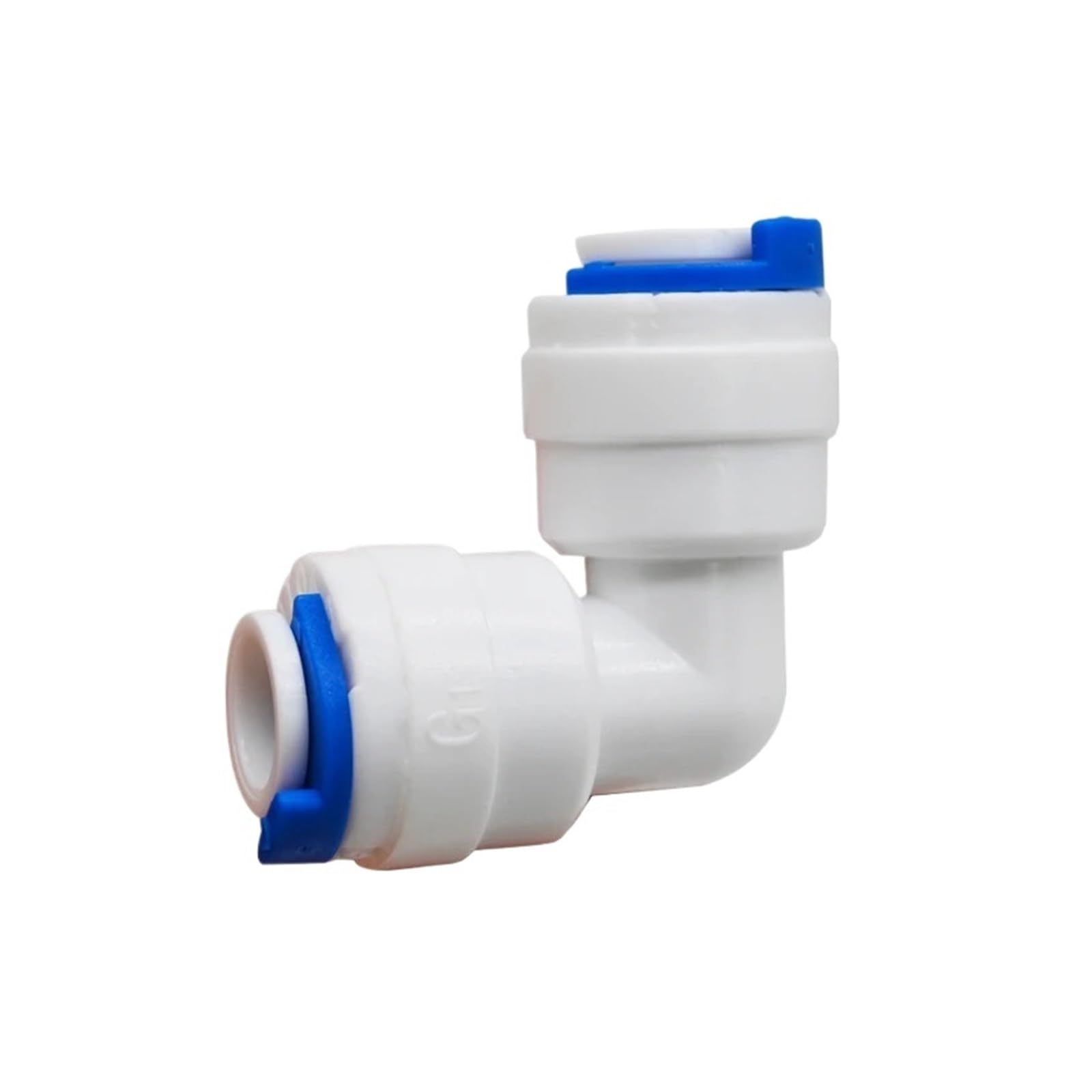 50 unidades de acoplamiento rápido ósmosis inversa, conexión manguera 1/4, conector en T Y, codo igual 2 vías, accesorio tubería plástico for agua RO recta(Two direct connector)