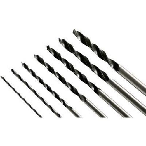for 7 Piece Extra Long Wood Working Brad Point Drill Bit Set