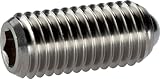 HALDER Federndes Druckstück, mit Kugel und Innensechskant/rostfreier Stahl, Standard-Federkraft | d1=M5 | 22030.0205