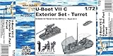  CMK 1:72 U-Boot VII C Außenset Teil I Turm für Revell Kit 05015 #N72004