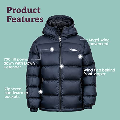 Image of Marmot Kids Guides Down Hoody - 700 Fill Insulated, Water-Resistant, Lightweight Puffer Jacket with Hood