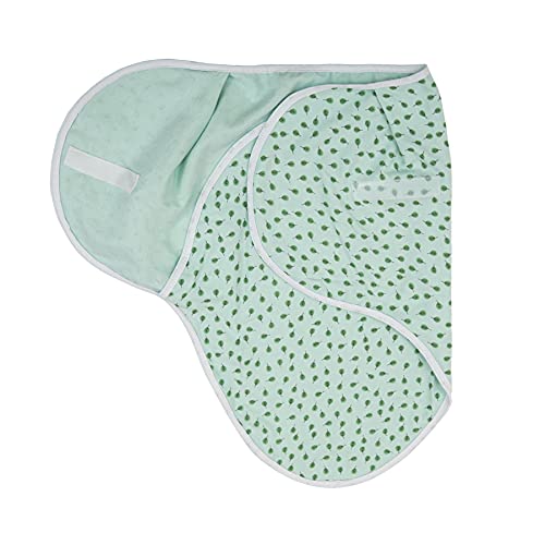 Cueiro Swaddle Ajustável Papi Compose 70Cm X 62Cm Contem 01 Un, Papi Textil, Verde, 70X62