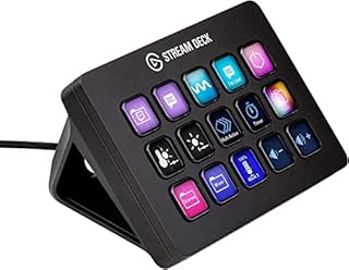 Elgato Stream Deck MK.2 – Studio Controller, 15 macro keys, trigger actions in apps and software like OBS, Twitch, YouTube and more, works with Mac and PC