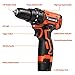 Faxamol Taladro Atornillador 12V, Destornillador Eléctrico 90PCS con 2 x 1.5Ah Baterías...