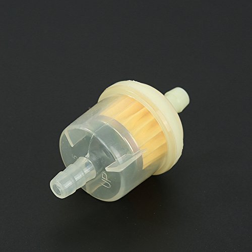 Vizgiz 5 Pack Universal Gaso Line Gas Petrol Inline Oil Tank Liquid 1/4 Inch 0.5Mm 0.6Mm Fuel Filter Filters For Kawasaki Kohler Briggs & Stratton Small Engine Atv Scooter Motorcycle Lawn Mowers #TOP7