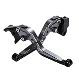 nakira ブレーキ クラッチ レバー セット W800 ZZR250 ゼファー400 ZRX400 バリオスⅡ エストレヤ650 (ガンメタ)