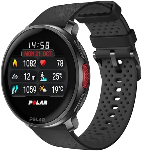 Polar Vantage V3 - Reloj deportivo con GPS, Monitor de frecuencia cardíaca avanzado, Duración de la batería ampliada, Smartwatch para hombre y mujer, Mapas offline, Reloj de running, Reloj de triatlón