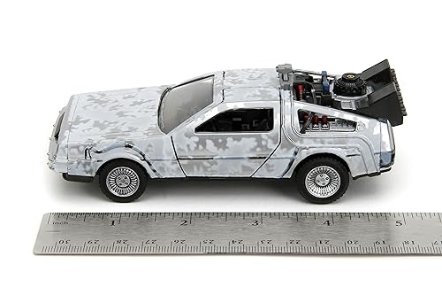 Coche Jada Back to The Future 1:32 Máquina del Tiempo miniatura 6