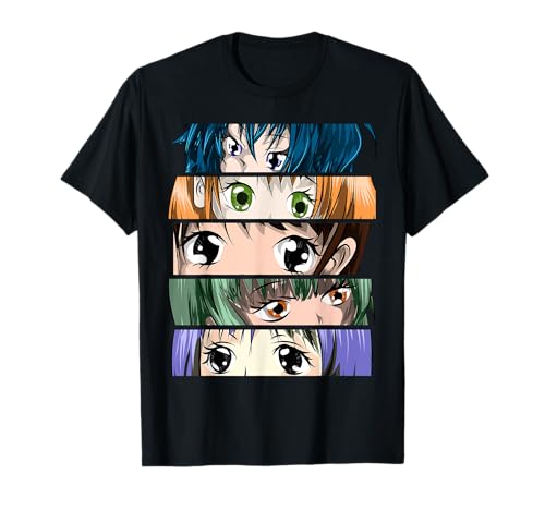 Manga Japonés Kawaii Otaku Regalo Chicos Chicas Anime Camiseta