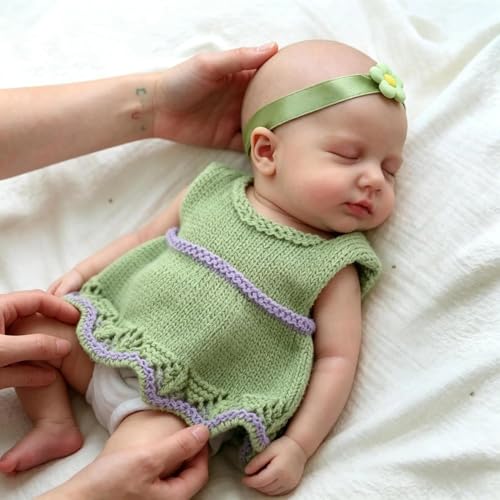 Muñeca Reborn de Silicona Anano 12 Pulgadas Realista miniatura 4