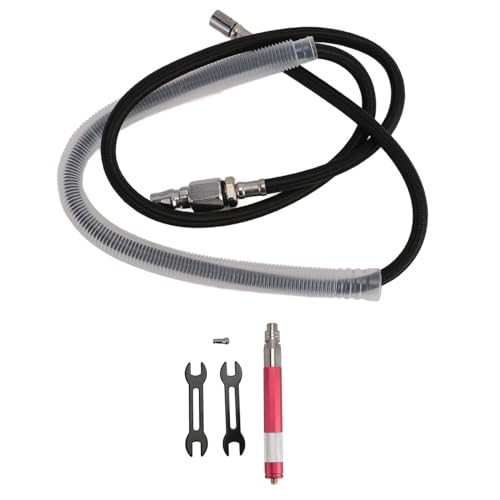 Pneumatic Pencil Die Grinder 58,000 Rpm Npt 1/4 Inch Pneumatic Grinder Set Engraving Pen with M3 Collet Engraving Cutting Custom Machining Full Coverage