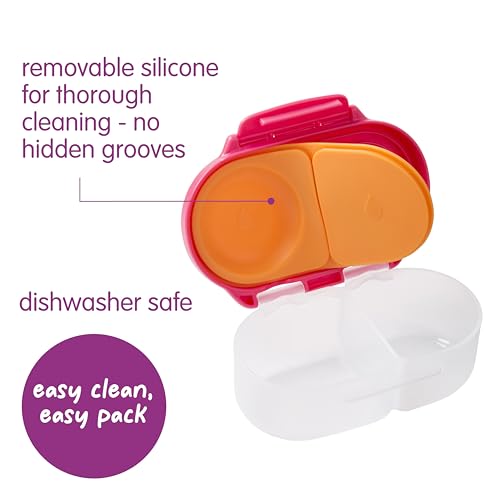 Image of b.box Snack Box, Snack Containers for Kids, Kids Lunch Box, Toddler Snacks