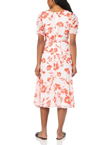 Image of DKNY Women's Sleeveless Side Drape Midi Dress