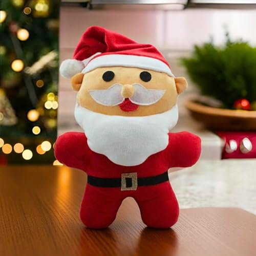 Image of Tickles Santa Claus Soft Stuffed Plush Toy for Kids Boys & Girls, Christmas Day (Size: 25 cm, Color: Red)