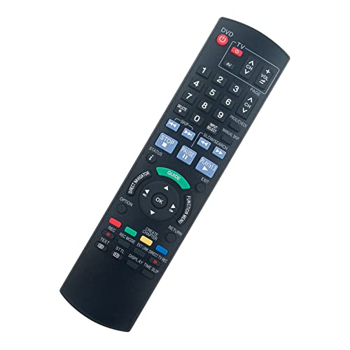 VINABTY N2QAYB000126 Replacement Remote Control Compatible with Panasonic DVD Recorder remote DMREX27EB DMREZ27/EB DMREZ28/EBK DMR-EZ27 DMR-EZ28 Dmrex77 Dmrex78 - Image 3