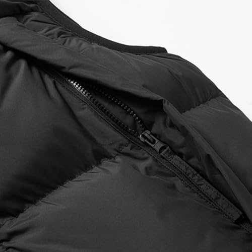 Lightweight Puffer Vest Men Sleeveless Winter Coat Stand Collar Vest Zip Up Down Vest Big and Tall Puffer Vest4