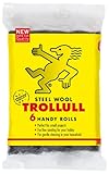 Trollull Handliche Stahlwolle, 6 Stück Praktische Rollen (6), Silber, 1