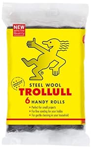 Trollull Stahlwolle Rollen, 6 Stück, Fein