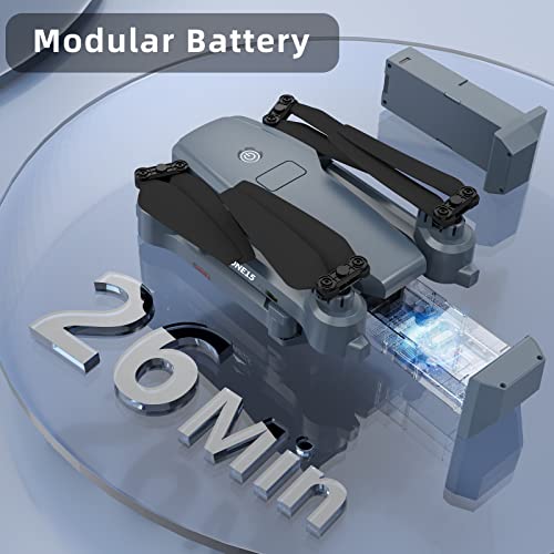 𝕏-𝕀𝔻ℝ𝕆ℕ𝔼𝟙𝟝 Drone With Camera For Adults 4K, Foldable Fpv Drones, Rc Quadcopter Multirotors With 5G Transmission, Electronically Camera, One Key Start, Altitude Hold, 3D Flip, 2 Batteries #TOP5