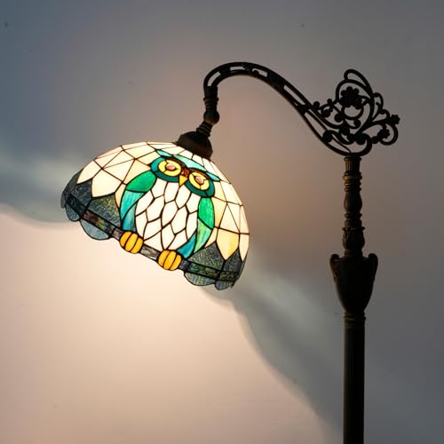 NUODITOS Lámpara de Pie Tiffany Búho Animal