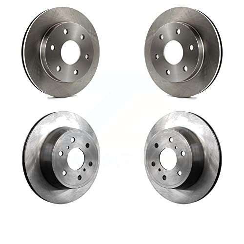Front Rear Disc Brake Rotors Kit For 2007-2007 Chevrolet Silverado 1500 GMC Sierra rear brakes K8-100985