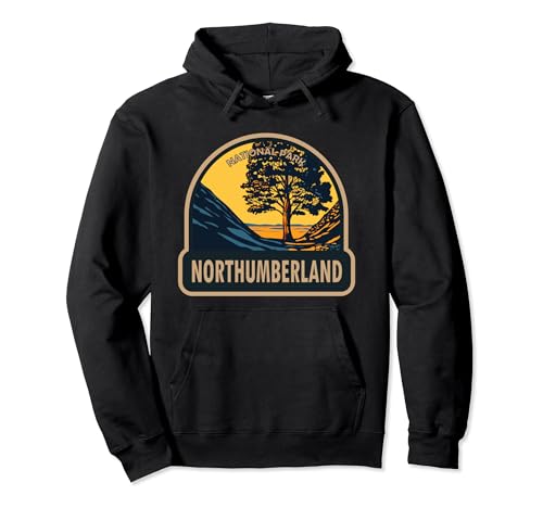 Northumberland National Park Inglaterra Vintage Sycomore Tree Sudadera con Capucha